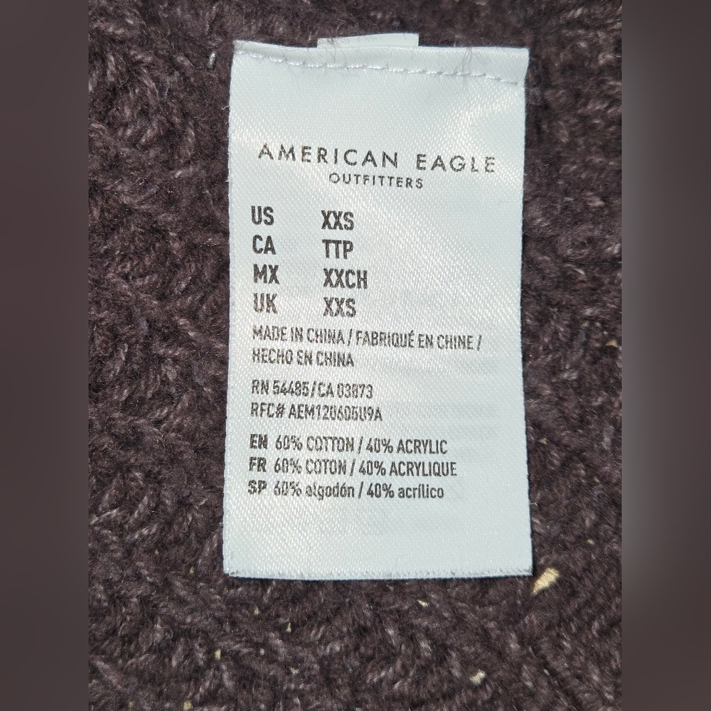 American Eagle Women's Brown Sweater - Picture 8 of 9